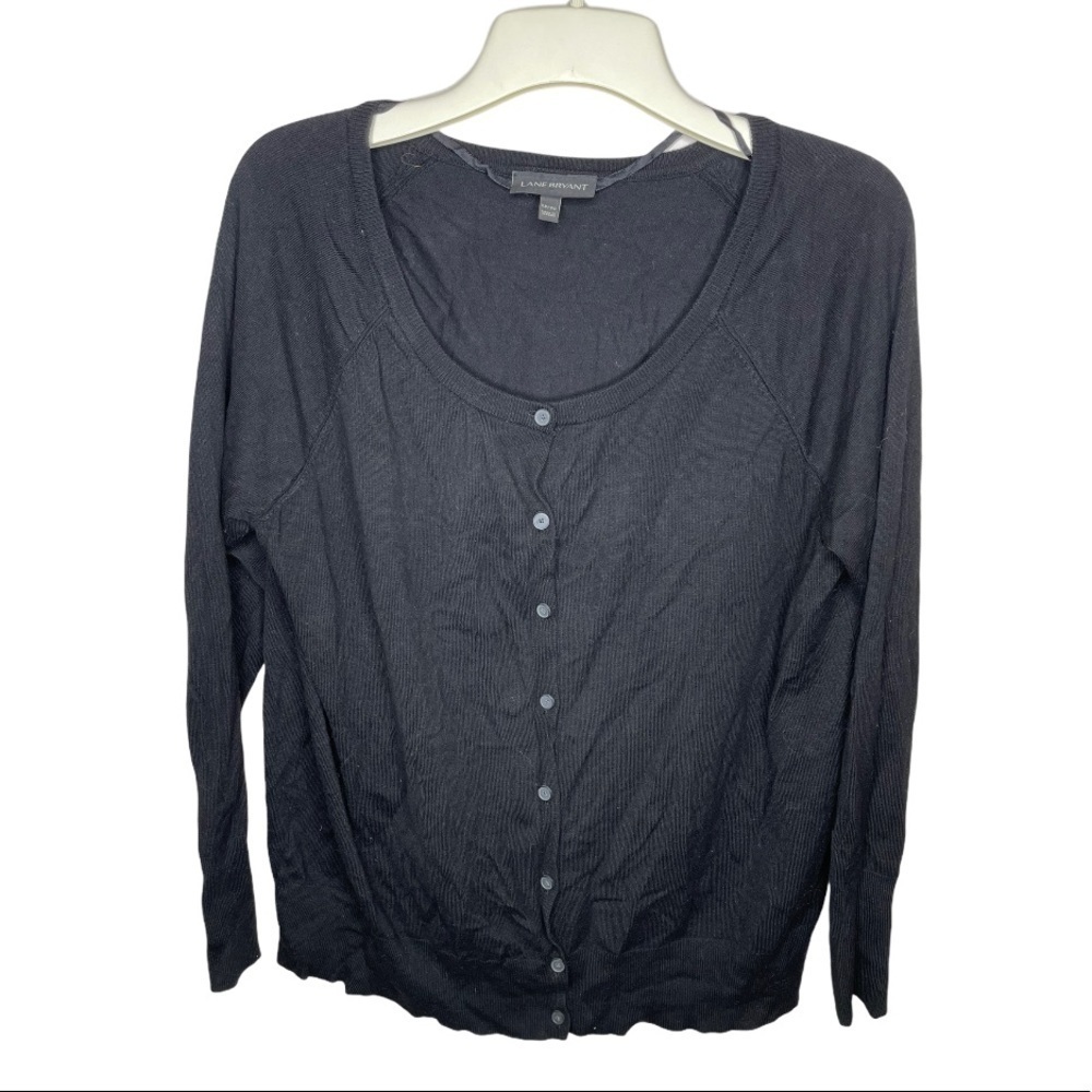 Lane Bryant Black Cardigan Sweater